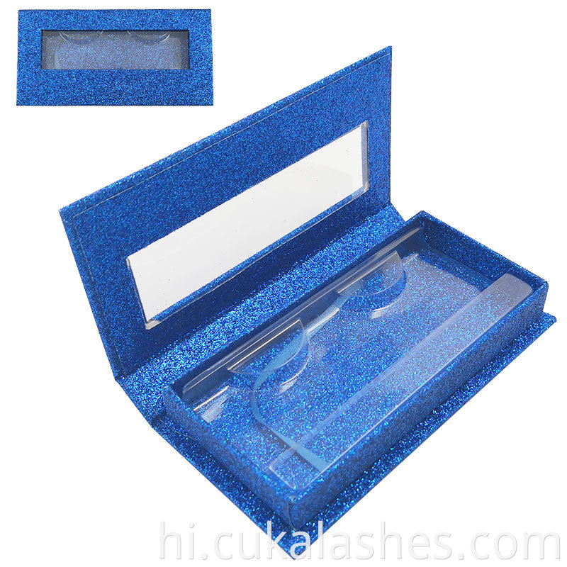 blue eyelash box